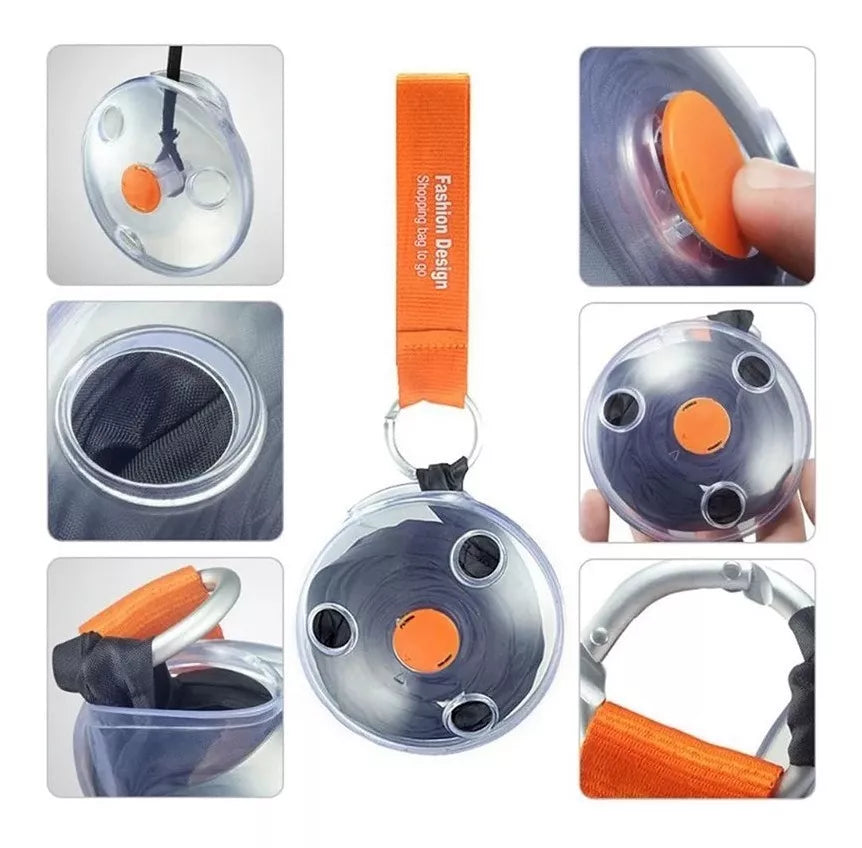 Bolsa De Compras Plegable Enrollable