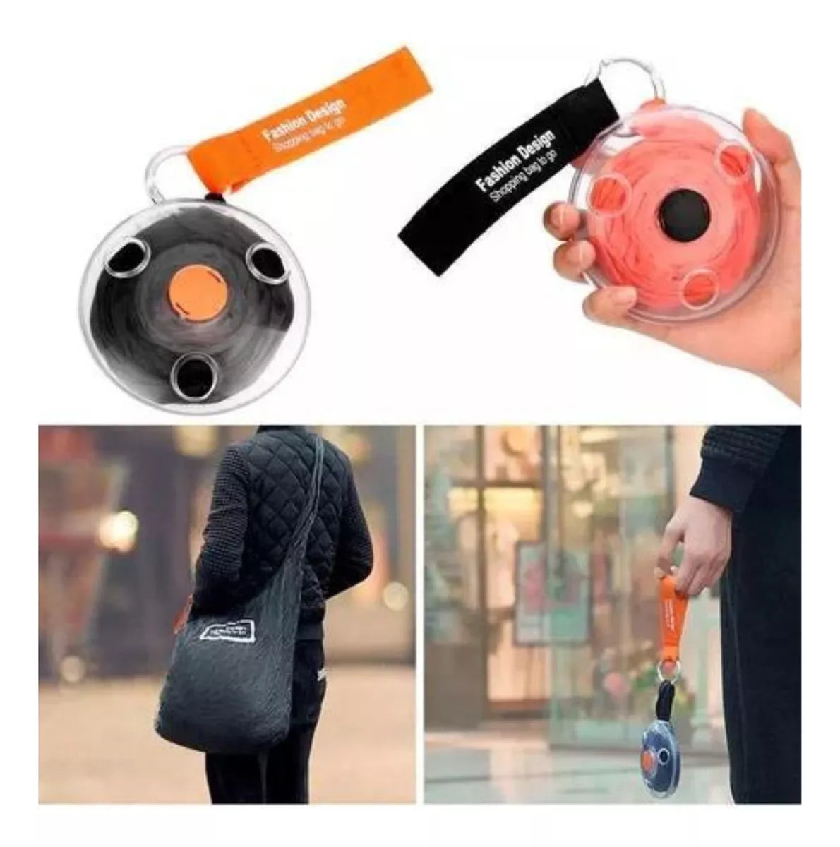 Bolsa De Compras Plegable Enrollable