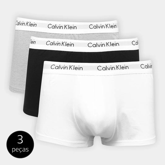 Kit de calzoncillos bóxer para hombre de Calvin Klein.