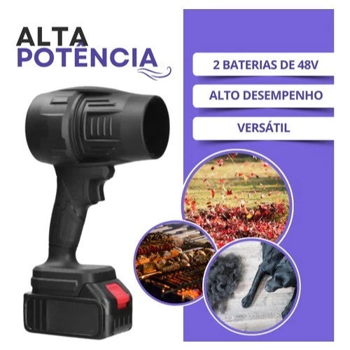 Soplador turbo portátil recargable